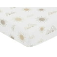 thumbnail image 3 of Sweet Jojo Designs Desert Sun Beige and Taupe Fitted Crib Sheet, 3 of 6