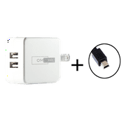 OMNIHIL Replacement 2-Port USB Charger+(32FT)MINI-USB for Peterson 403858 BBS-1 Pulsating Metronome