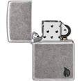 thumbnail image 5 of Zippo 46399 Armor Antique Silver Flame Design Pocket Lighter, 5 of 7