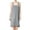 Grey, variant on Women's Cotton Nightgown Plus Size Sleeveless Summer Loungewear Soft Comfy Camisole Night Lounge Dress Cami Pajama Sleep Sleepwear Grey 5X