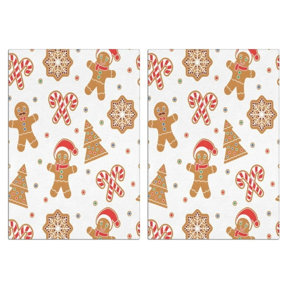 Christmas Kitchen Towels Set Of 2 - 18x26 Inch Ultra Absorbent Dish Towels, Soft Drying Hand Towels for Cooking, Baking & Decor, Spring/Summer Home Aesthetic.