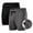 black+grey, variant on Arjen Kroos Men Athletic Running Shorts 3 Inch Quick Dry Workout Shorts Sports Gym Shorts with Pockets, 2 Pack