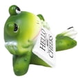 thumbnail image 3 of Corny Green Frog With Hello Sweet Cheeks Sign Decorative Toilet Topper Figurine, 3 of 6
