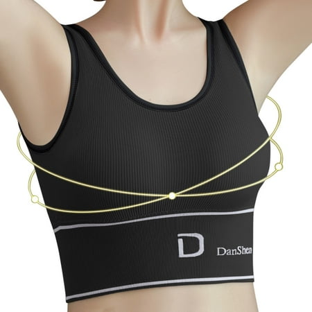 

Ykohkofe Womens Light Support Seamless Sports Bra Wireless Yoga Bra Top