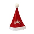 thumbnail image 3 of Gorro de Papá Noel, ideal para fiestas, festivales, cosplay y discotecas. Rojo, 3 of 9