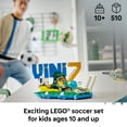 thumbnail image 4 of LEGO Editions Vini Jr. – Soccer Highlights - Building Set for Boys & Girls, Ages 10+ - Collectible Soccer Gift W/ Plaque - Kids Bedroom or Shelf Decor - 43027, 4 of 9