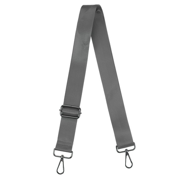 Uxcell Purse Strap Replacement, 29.5-55"Crossbody Shoulder Strap(DrakGrey,Black Buckle)