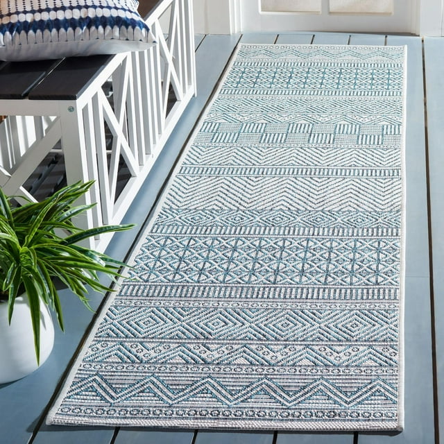SAFAVIEH Courtyard Altan Tapis Intérieur/Extérieur à Chevrons