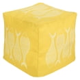 thumbnail image 2 of Surya Rug  Cube Squash Pouf - Ash Gray - 18 x 18 x 18 in., 2 of 2