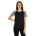 thumbnail image 1 of Inkmeso Solid Short Sleeve T-Shirt For Womens Sporty Casual Solid Basic Workout Shirts, 1 of 7