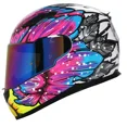 thumbnail image 2 of Casco de motocicleta Faseed, cálido, antivaho, de cara completa, eléctrico, único, vintage, con Bluetooth, para carreras de motos 816, 2 of 4