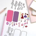 thumbnail image 4 of Troqueles de corte para faldas de mujer en 3 estilos, ideales para hacer tarjetas de felicitación. Troqueles modernos de acero al carbono para mujer, plantillas para scrapbooking y repujado., 4 of 9