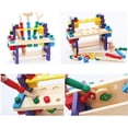 thumbnail image 2 of Children'S Tool Bench Wood, Workbench With Accessories Multifunctional Play Workbench For Children, 27 X 22 X 11cm, 2 of 7