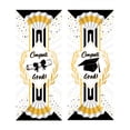 thumbnail image 1 of KAKOWELY 1 par de pancartas de fiesta de graduación, decoración de pareado, fondo fotográfico, tela con letras de graduación, cortina colgante para puerta delantera (colores surtidos), 1 of 5