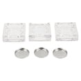 thumbnail image 1 of 6 Pcs Assiettes Transparentes pour Fard à Paupières Contenants Échantillons de Trousses Cosmétiques, 1 of 7