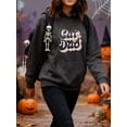 thumbnail image 4 of Funny Cat Hoodie Black Cat Cartoon Graphic Pullover Cozy Unisex Sweatshirt for Men Women Casual Streetwear Gift, 4 of 5