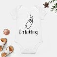 thumbnail image 4 of Drinking Buddies - Matching Twin Babies - Baby Clothes - Funny Newborn Bodysuit Outfits for Boys And Girls White-style-1 6months, 4 of 7