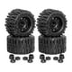thumbnail image 1 of 4 piezas de neumáticos de fácil instalación, accesorio profesional para bricolaje, modelo de repuesto, repuestos de repuesto, accesorio negro para 1:8, 1 of 8