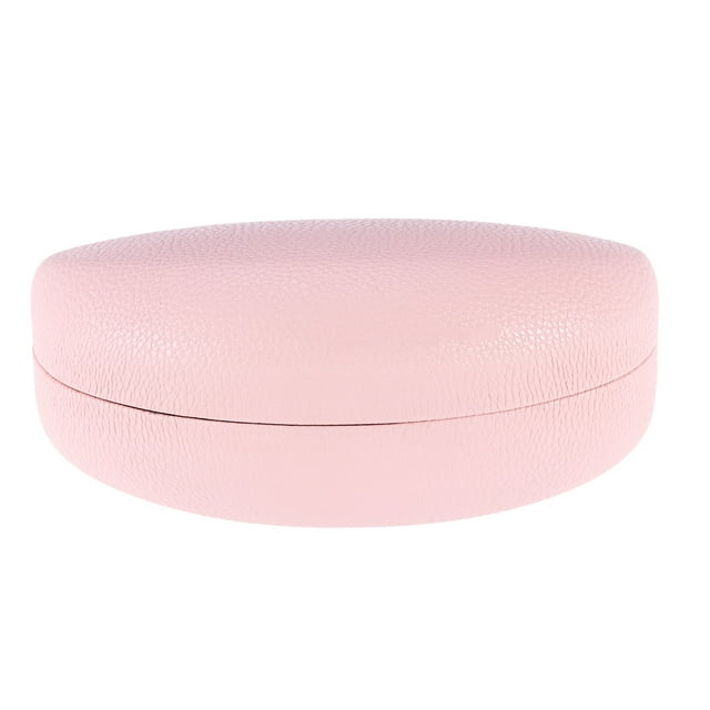 Hard Shell Sunglasses Case Classic Extra Large Case for Oversized Sunglasses and Eyeglasses (Pink)