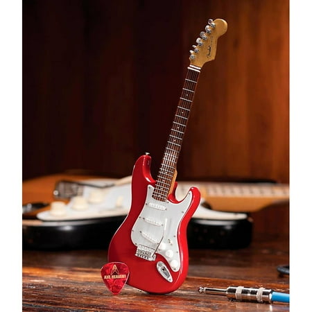 Red Classic Guitar - Axe Heaven Fender Stratocaster Classic Red Miniature Guitar Replica Collectible