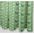 thumbnail image 3 of S4Sassy Green Bull & Poodle Dog Decorative Waterproof Printed Shower Curtain Roller Hooks Drapes-60 x 70 Inch, 3 of 6