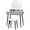Gray, variant on Giantex Vanity Table Set w/3 Color Dimming Lighted Mirror, Makeup Dressing Table for Women Girls, Gray