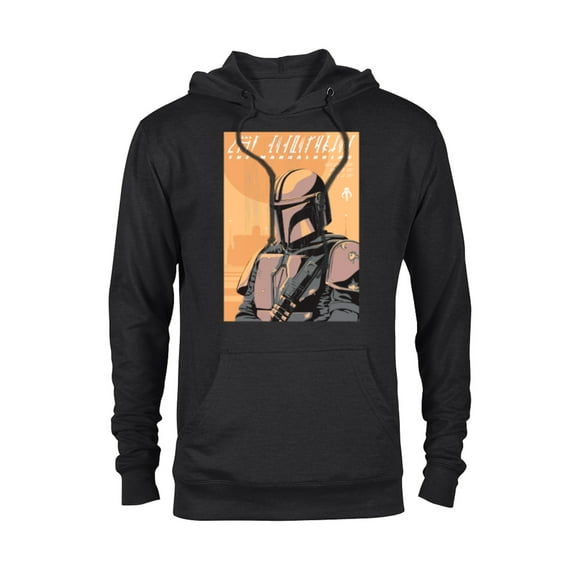Star Wars The Mandalorian Vintage Poster - Pullover Hoodie for Adults - Customized-Black