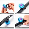 thumbnail image 5 of Bike Bell Mini Bicycle Bell Bike Handlebar Warning For Kids Boys Girls Children Cycling Bell Ring Horn Ring Ringer, Bicycle Accessories Girls Boys, Blue Fire, 5 of 5