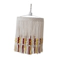 thumbnail image 2 of Pantalla de lámpara tejida a mano de macramé para lámpara de techo, estilo boho moderno, decorativa, colgante, para dormitorio, sala de estar o, 2 of 9