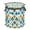 Aztec Print Pattern, variant on Pop-Up Collapsible Laundry Hamper With Zippered Lid Dual Handles 50L Aztec Print Pattern