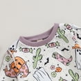 thumbnail image 4 of Okbabeha Toddler Baby Girl Halloween Outfit Pumpkin Ghost Sweatshirt Pants Infant Fall Winter Outfits Cute Baby Clothes, 4 of 7