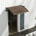 thumbnail image 4 of Gymax 48'' x 40'' Patio Awning Canopy Outdoor Window Door Overhang Rain Snow Protection, 4 of 9