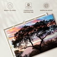 thumbnail image 6 of Elephant Stock African Sunset Wall Art - Horizontal Canvas Wall Art - Living Room Wall Decor - Nature Canvas - Orange And Blue Decor By Philippe Hugonnard - 48" x 32", 6 of 8