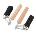 thumbnail image 4 of Pull Up Handles Grip, 1 Pair Wooden Bar Pull Up Attachments Multifunction  for Outdoor, 4 of 8