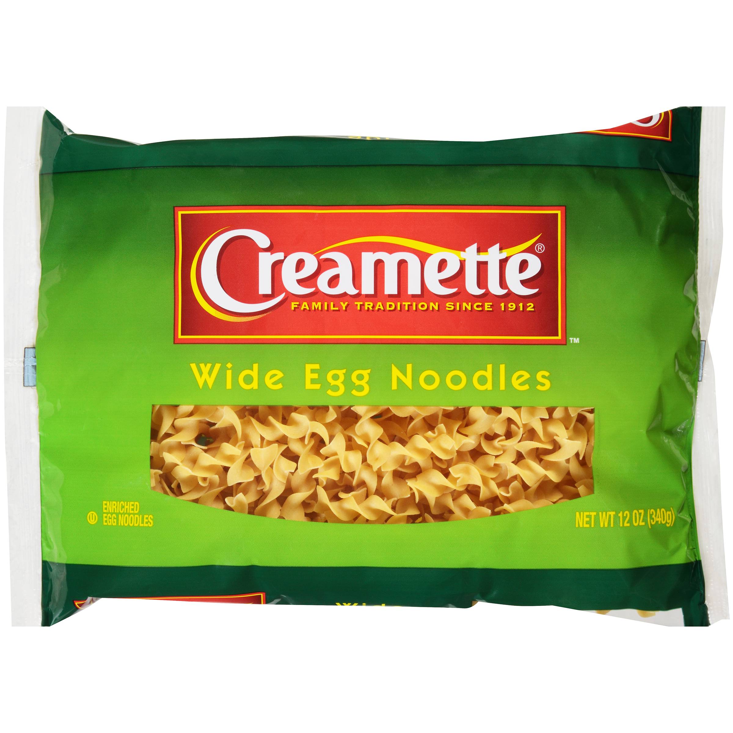 Riviana Foods Creamette Wide Egg Noodles 12oz (PACK OF 12) Walmart