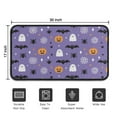 thumbnail image 5 of Halloween Pumpkin Ghost Door Mat Decorations Horror Pumpkin Ghost Welcome Mat Funny the Indoor Door Mat/Outdoor Crystal Velvet 30x17 Inches, 5 of 7