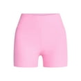 thumbnail image 5 of No Boundaries Faux Sueded Jersey Shorty Shorts, 3'' Inseam, Women's XXS-XXL, 5 of 5