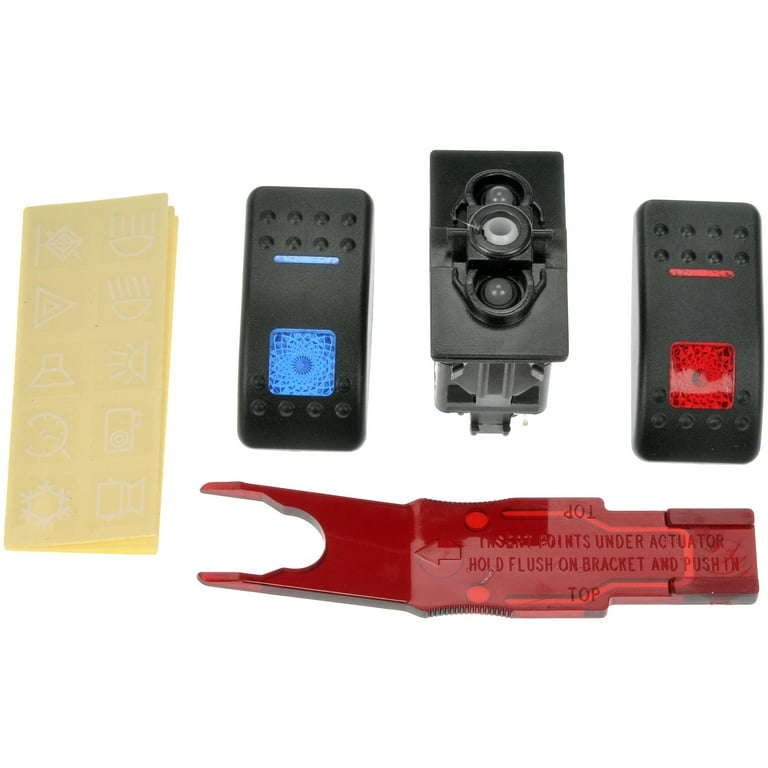 Dorman 84944 Rocker Type Switch Black - Walmart.com