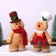 thumbnail image 2 of Muñeco grande de hombre de jengibre, muñecos navideños de felpa, adornos para árbol de Navidad, regalo de Año Nuevo para niños, adornos navideños para el hogar 2023, 2 of 4