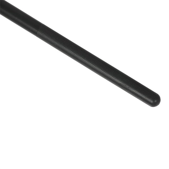 Nylon Drumsticks Drum Stick with Strong Elasticity Compatible Unbreakable Musical Instrument Handles Drop-shaped for Kids Adults Black