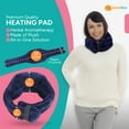 thumbnail image 3 of SunnyBay Microwave Heating Pad, Microwavable Heated Neck and Shoulder Wrap with Wide Neck Coverage, Hands-Free Moist Aromatherapy Hot or Cold Pack with Lavender, 26x7 Inches, Navy Blue, 3 of 9