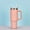 flesh pink, variant on 40 oz Straw Tumbler with Handle and Straw, Stainless Steel Tumbler with Lid and Straw, Reusable Vacuum Insulated Cup, Travel Coffee Mug