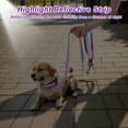 thumbnail image 5 of Unique Bargains Hands Free Dog Leash No Pull Bungee Dog Leash for One Large Dog Up to 440 Ib W/ Car Seatbelt Rose Red, 5 of 7