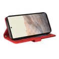 thumbnail image 4 of Case for Google Pixel 6 Leather Wallet Book Flip Folio Stand View Cover - Red, 4 of 5