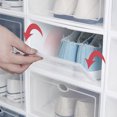 thumbnail image 6 of Saving Transparent Shoe Box Plastic Shoe Box Shoe Organiser Shoe Box Organiser Transparent Shoe Rack Drawer Shoe Boxes, 6 of 6