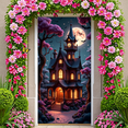 thumbnail image 5 of Gothic Haunted Castle Banner Full Moon Spooky House Halloween Decor for Haunted House Party Halloween Event Spooky Celebration, 5 of 9