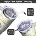 thumbnail image 3 of Happy 20th Anniversary Wedding Gifts 40 Oz Tumbler for Men Women, 20 Year Anniversary Wedding Gifts Stainless Steel Insulated Cup, 20th Anniversary Marriage Gift for Couple Wife Husband Parents, 3 of 5