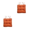 thumbnail image 1 of Almohadillas de pana Matsuzay para silla 2Conjunto Naranja, 1 of 6