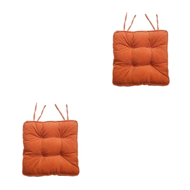 Almohadillas de pana Matsuzay para silla 2Conjunto Naranja