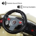 thumbnail image 4 of Lil' Rider 6V Kids Ride on Car with Remote Control for Ages 3-6 (Cream), 4 of 8